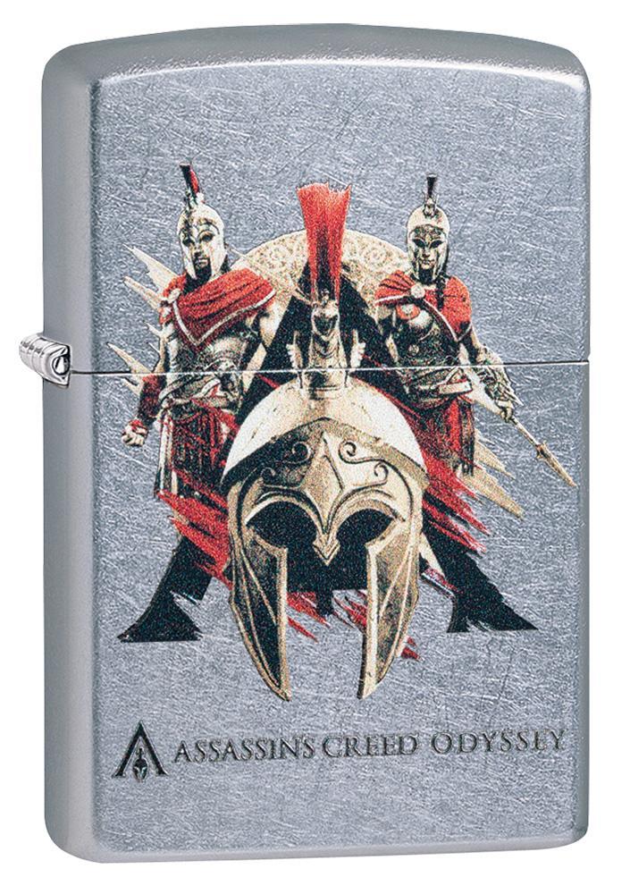 Benzines Zippo öngyújtó - Assassins Creed Odyssey - Spartan sisak, zsoldosok
